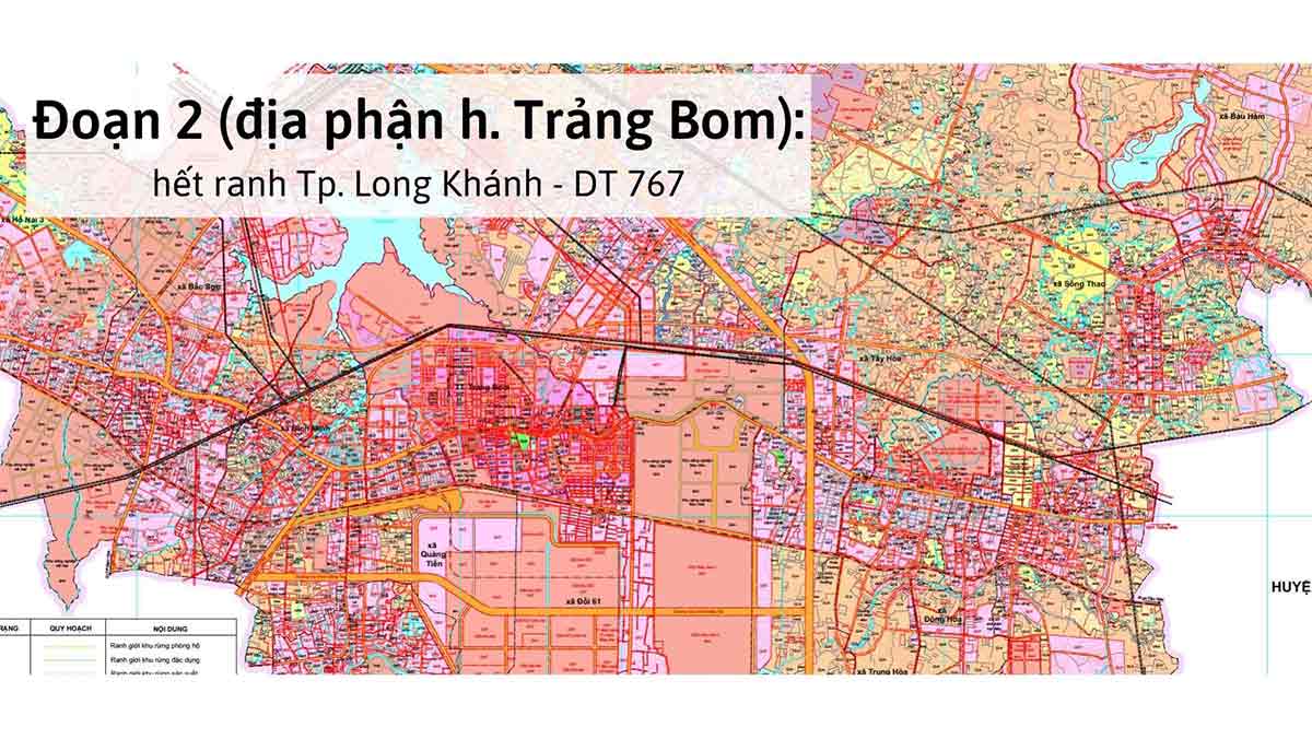 Tuyến đường DT772 Trảng Bom Xuân Lộc kết nối hạ tầng Đông Đông Bắc xung quanh sân bay Long Thành