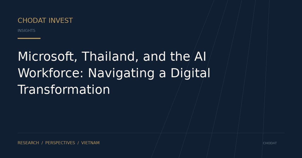 Microsoft, Thailand, and the AI Workforce: Navigating a Digital Transformation