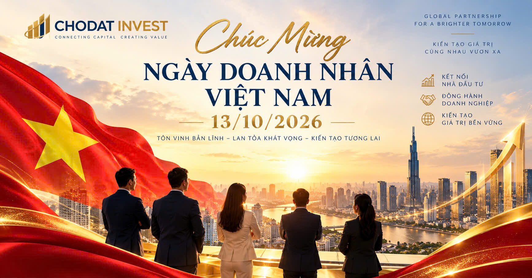 Tầm Vóc Ngày Doanh nhân Việt Nam 13/10: Bản Lĩnh Kiến Tạo Giá Trị Bền Vững