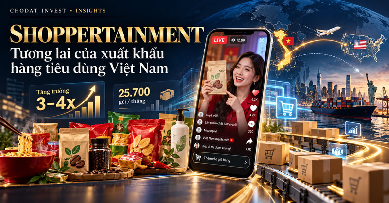 Shoppertainment: Tương lai của xuất khẩu hàng tiêu dùng Việt Nam