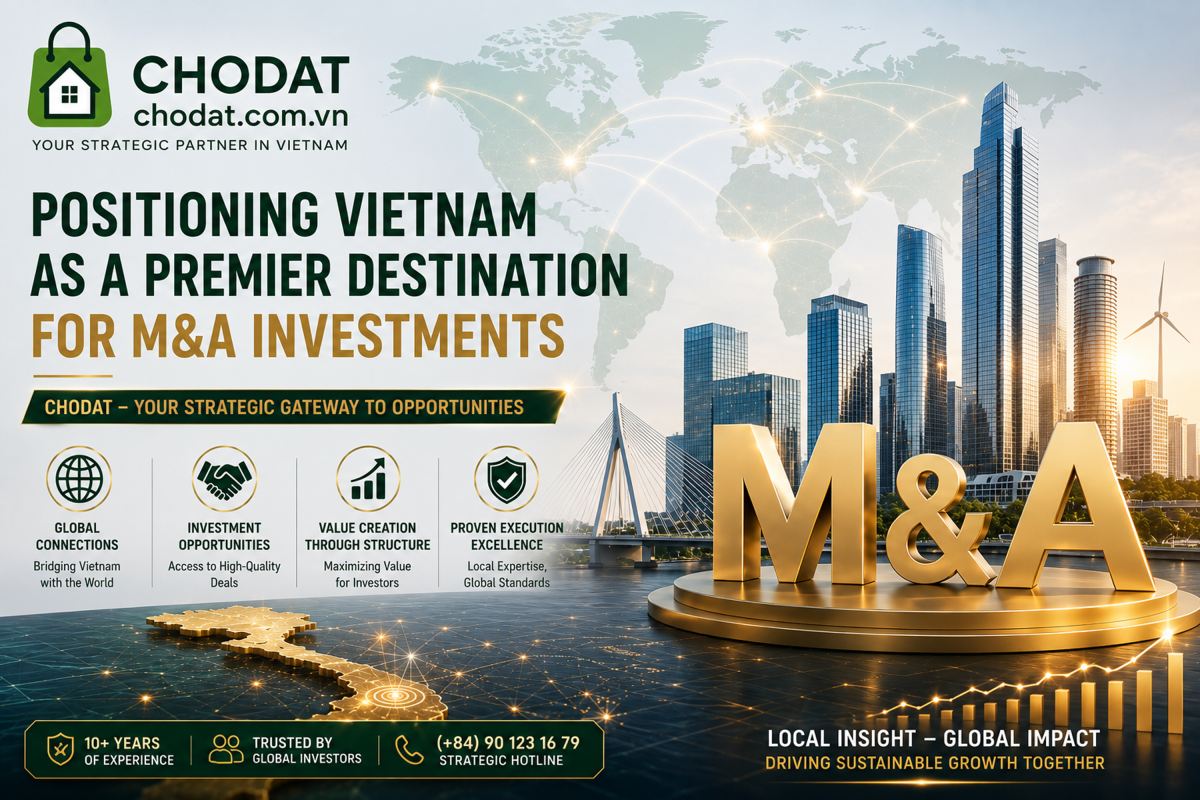 Chợ Đất: Cửa Ngõ Chiến Lược Cho Các Thương Vụ M&A Thành Công Tại Việt Nam