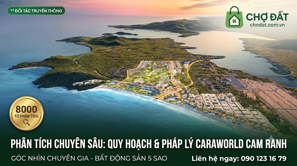 Phân Tích Chuyên Sâu CaraWorld Cam Ranh: Hồ Sơ Pháp Lý, Quy Hoạch 1/500 & Đánh Giá Tiềm Năng Đầu Tư