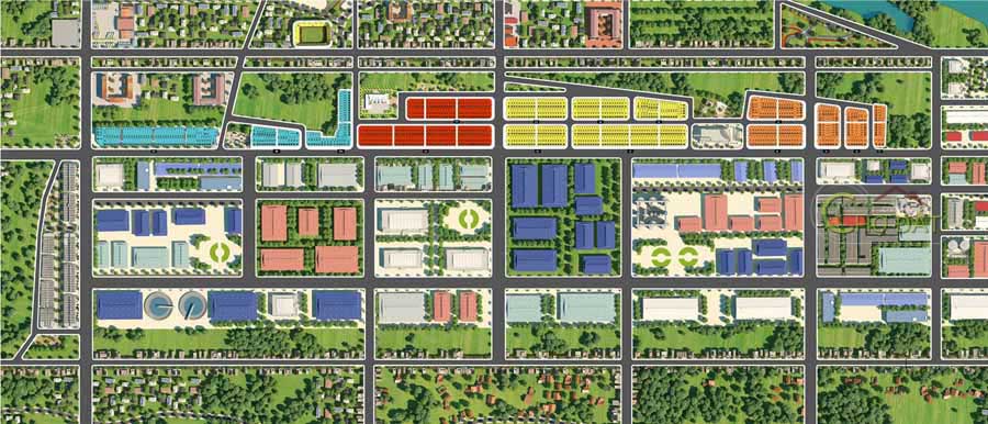 Mặt bằng quy hoạch 1/500 Shophouse Nhà phố thương mại Biệt thự Mega Royal City Đồng Xoài Bình Phước - Chợ Đất