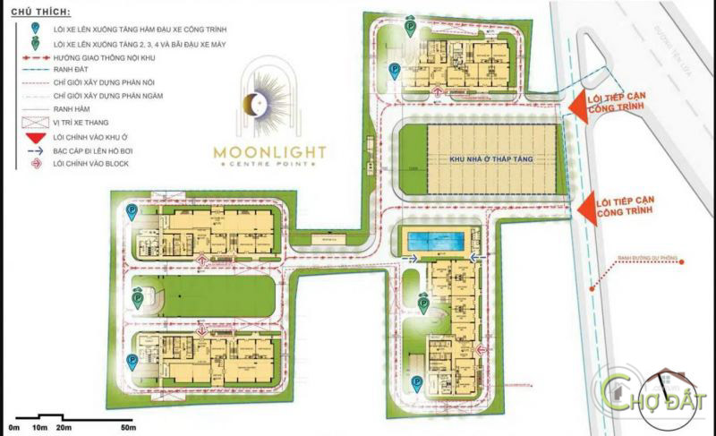 Vị trí dự án Moonlight Centre Point