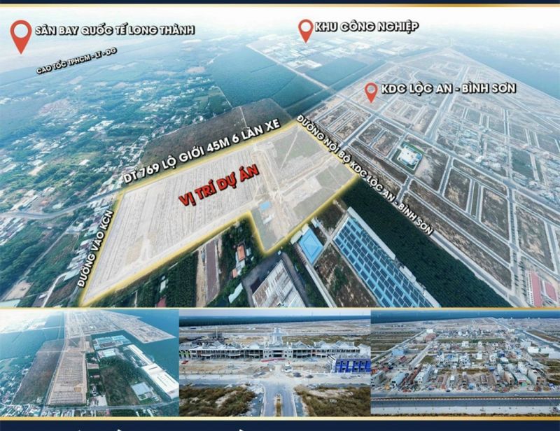 Dự án STC Long Thành - Khu tái định cư Lộc An Bình Sơn - Sân Bay Long Thành Đồng Nai