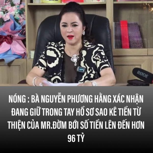Ceo Nguyễn Phương Hằng nắm trong tay bằng chứng về từ thiện 96 tỷ của Đàm Vĩnh Hưng