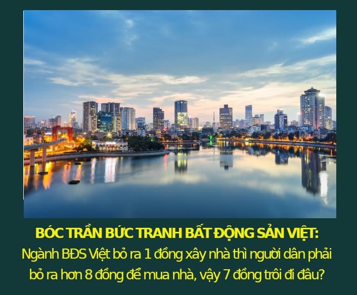 Bức tranh bất động sản Việt Nam hiện tại !!!