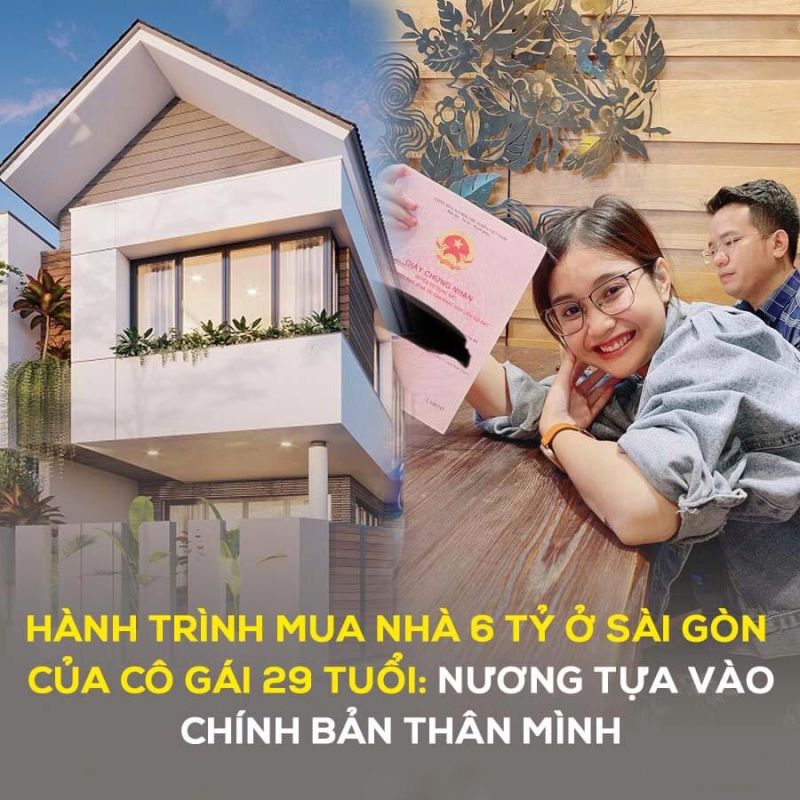 Hành trình mua nhà 6 tỷ ở Sài Gòn của cô gái 26 tuổi