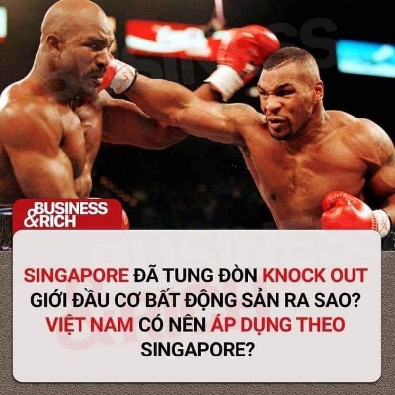 Singapore tung đòn Knock Out đối với giới đầu cơ bất động sản ra sao ?!