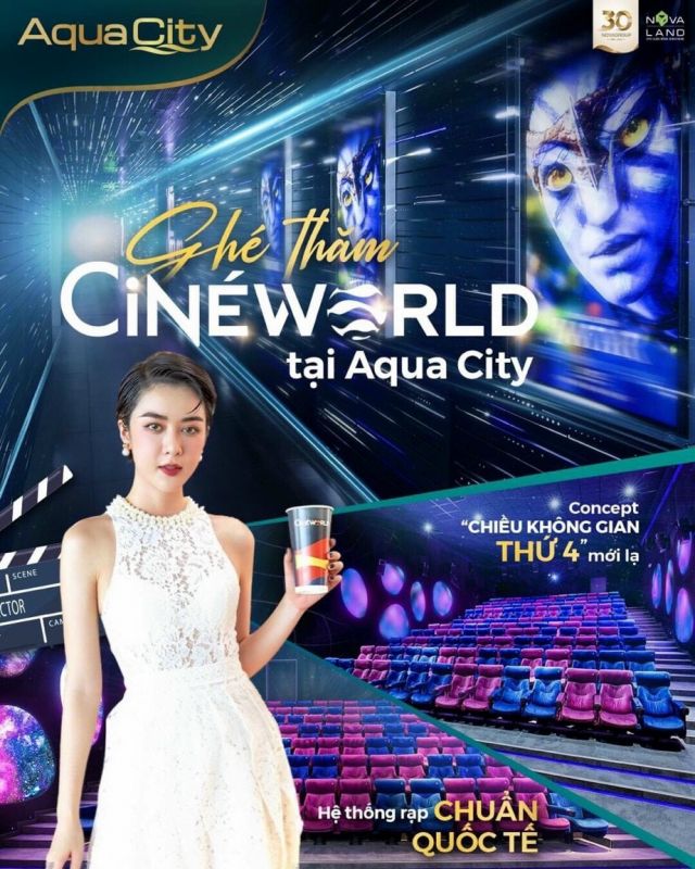 Hãy ghé thăm Cineworld 4D tại Aqua City