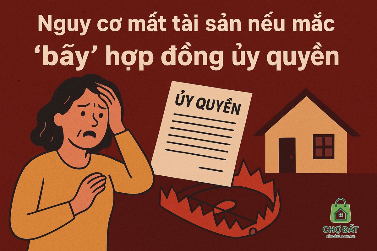 NGUY CƠ MẤT TÀI SẢN NẾU MẮC BẪY HỢP ĐỒNG ỦY QUYỀN: CẢNH BÁO KHI MUA BÁN NHÀ ĐẤT