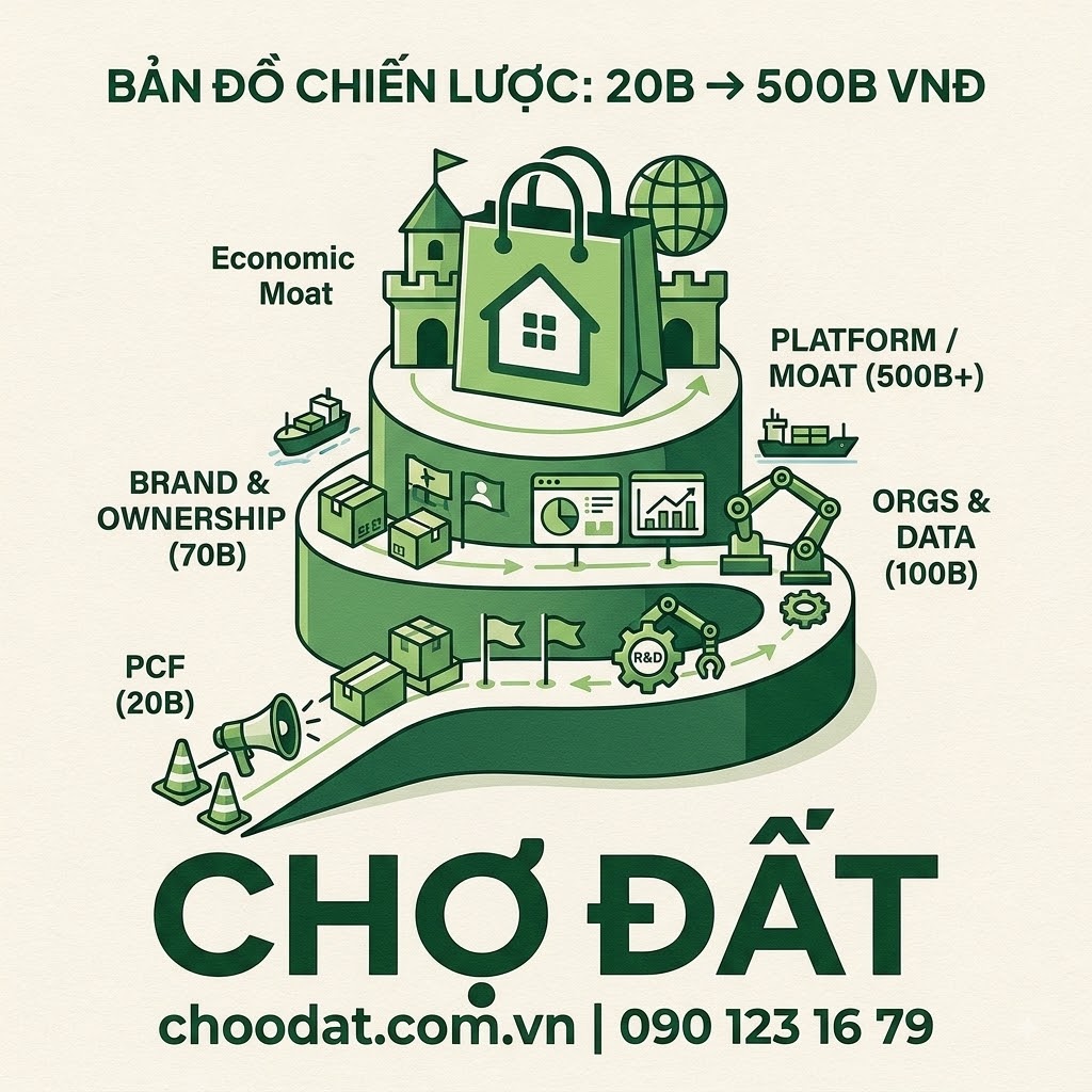 Chi tiết 4 bước nâng tầm doanh nghiệp từ 20B đến 500B+: Tối ưu PCF, định vị thương hiệu, chủ động dữ liệu và bứt phá cùng mô hình Platform chuyển đổi số