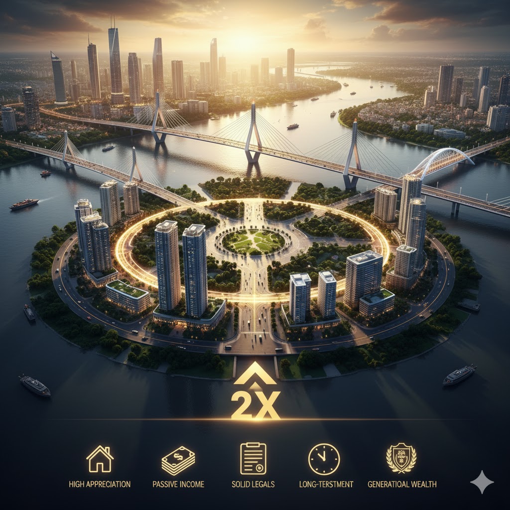 Thủ Thiêm: Câu Chuyện Không Chỉ Là Gấp Đôi. 5 Cây Cầu Và Hạ Tầng Tỷ Đô – Tiềm Năng Tăng Trưởng NÓNG