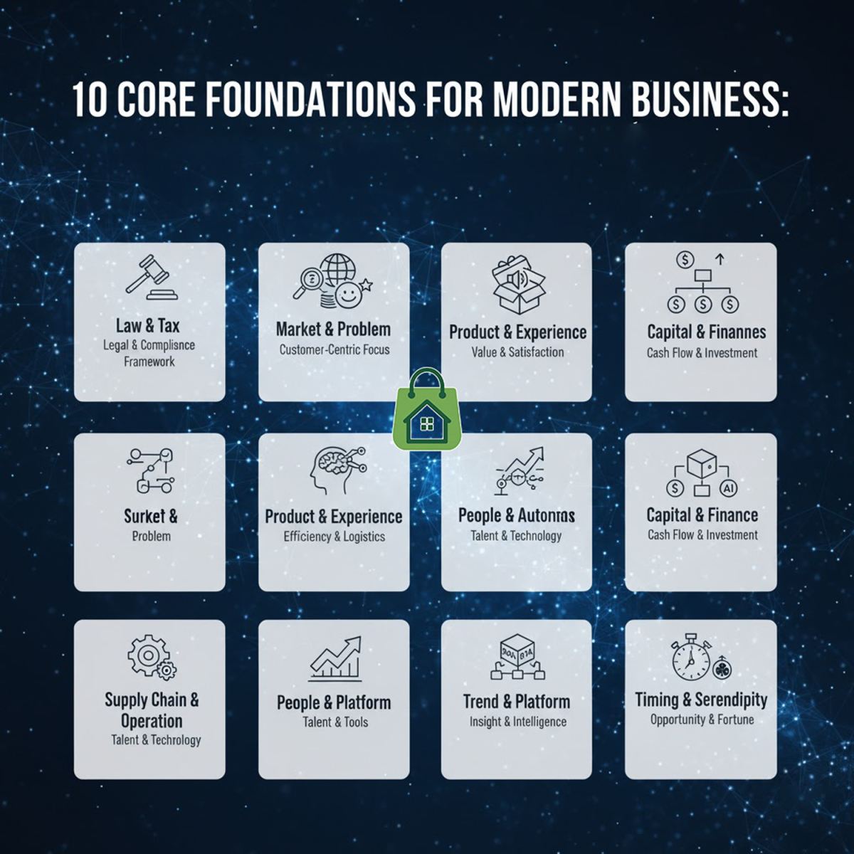 TOP 10 NỀN TẢNG SỐNG CÒN TRONG KINH DOANH HIỆN ĐẠI: TƯ DUY CỐT LÕI TỪ CÁC CHUYÊN GIA