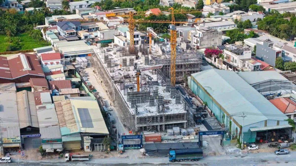 Tiến độ xây dựng Căn hộ The Fenica Dĩ An - Đất Xanh (cập nhật tháng 5/2026)