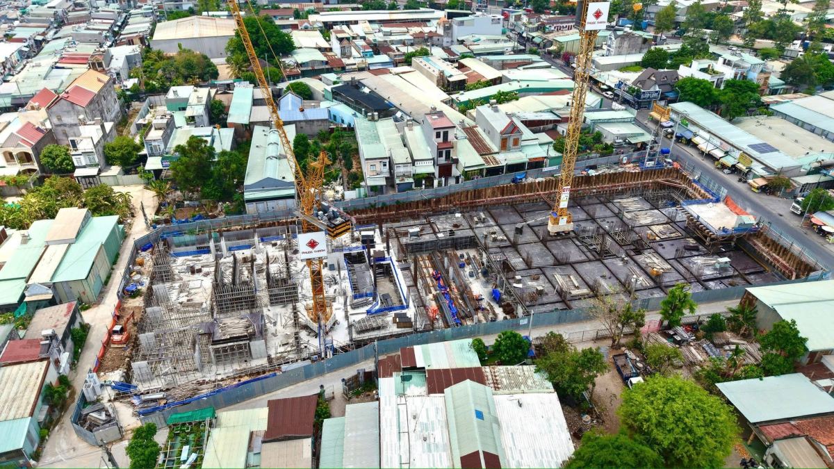 Tiến độ xây dựng Căn hộ The Fenica Dĩ An - Đất Xanh (cập nhật tháng 5/2026)