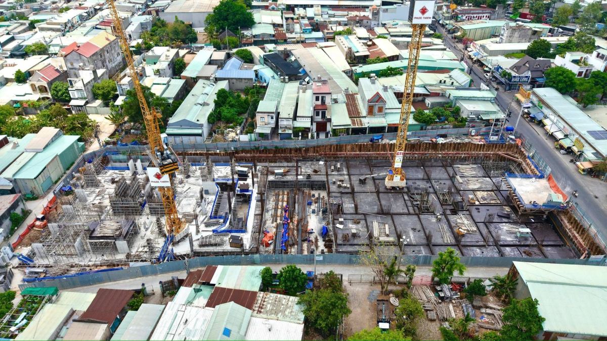 Tiến độ xây dựng Căn hộ The Fenica Dĩ An - Đất Xanh (cập nhật tháng 5/2026)