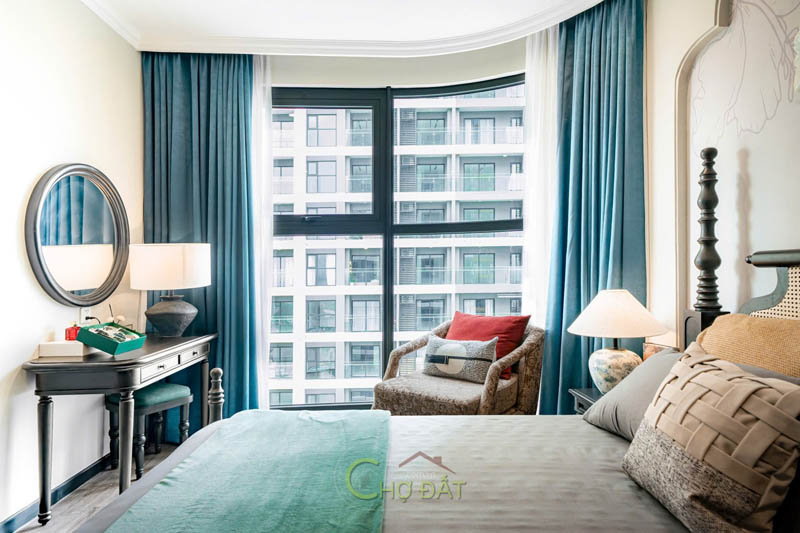 Nội thất phòng ngủ bedroom căn hộ The Opus One 2 phòng ngủ