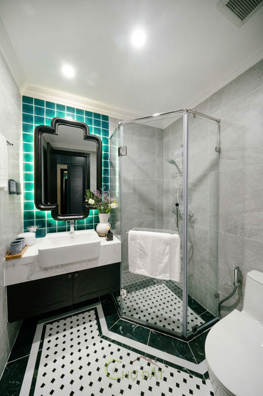 Nội thất phòng WC Toilet căn hộ The Opus One 2 phòng ngủ