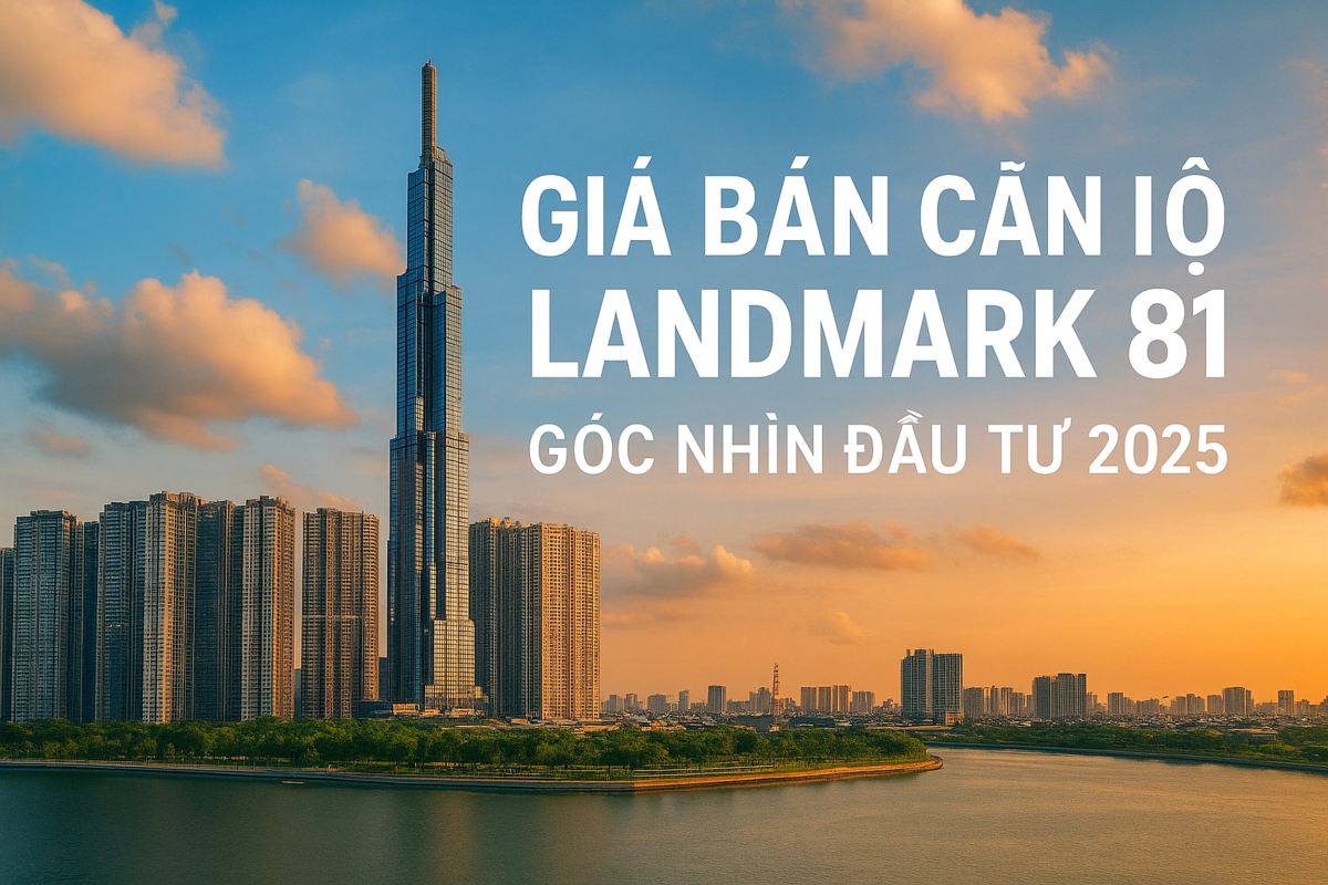 GIÁ BÁN CĂN HỘ LANDMARK 81 - VINHOMES CENTRAL PARK BÌNH THẠNH - TPHCM – GÓC NHÌN ĐẦU TƯ 2026
