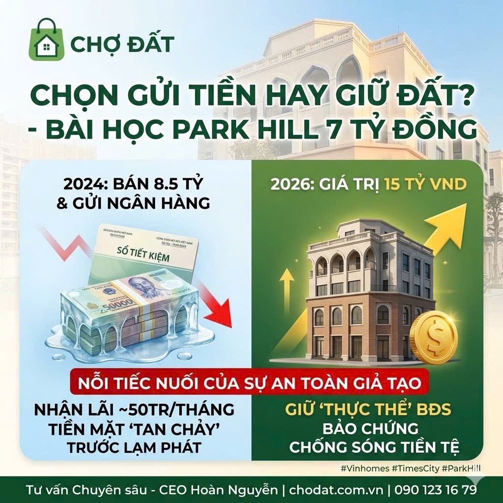 Trong một thị trường biến động, sự an toàn giả tạo của tiền mặt đôi khi lại là rủi ro lớn nhất