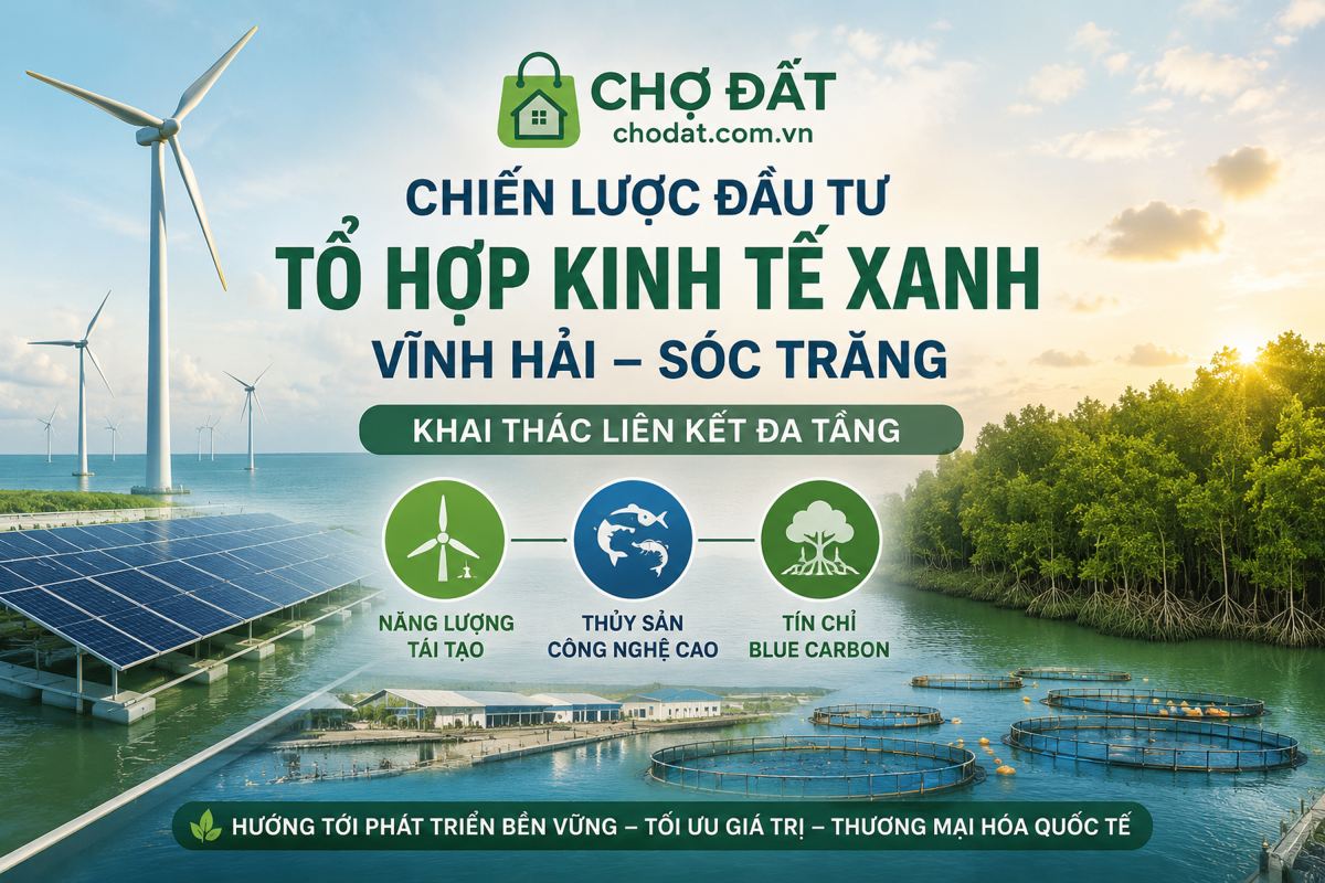 Đầu Tư Tổ Hợp Kinh Tế Xanh Vĩnh Hải Sóc Trăng: Mô Hình ESG - Điện Gió - Thủy Sản - Tín Chỉ Carbon