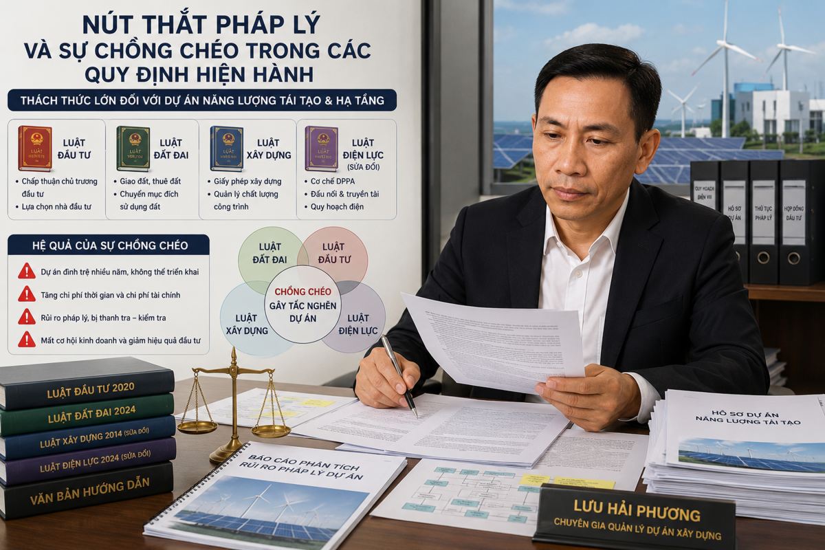 Chuyên gia Lưu Hải Phương kiểm tra nút thắt Pháp lý của dự án