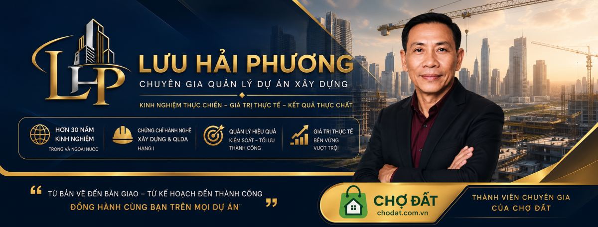 Lưu Hải Phương : Chuyên gia Quản lý dự án xây dựng Chợ Đất