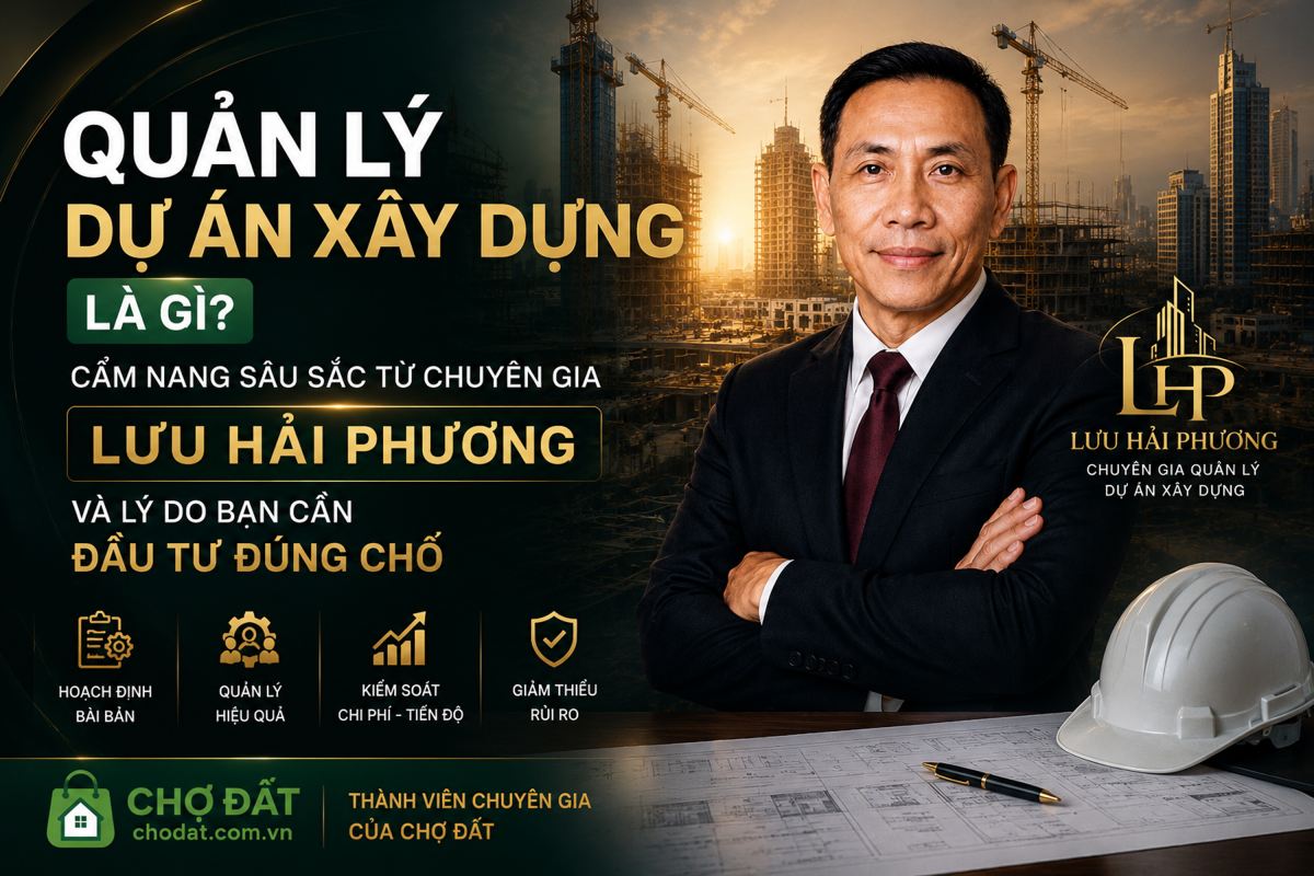 Nghề Quản Lý Dự Án Xây Dựng: Định Nghĩa Quy Trình Chuẩn Từ Lưu Hải Phương