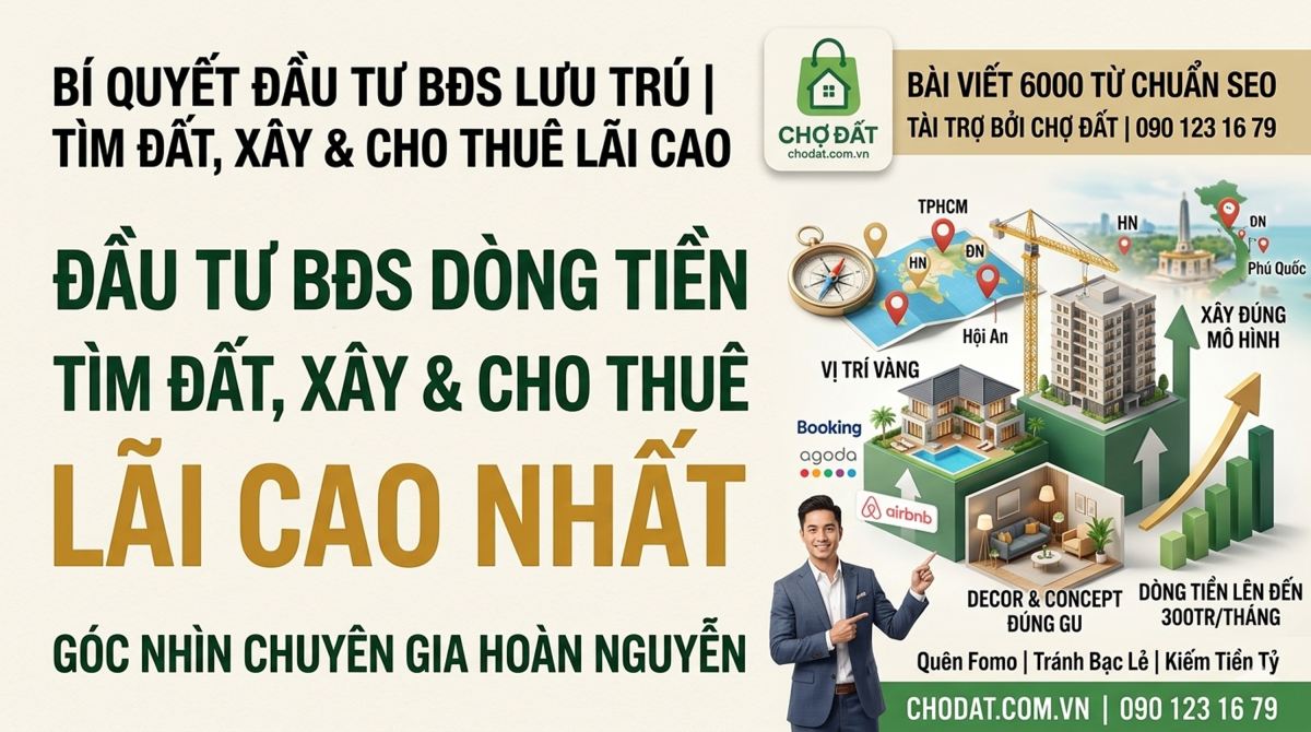 Hướng Dẫn Chi Tiết Cách Vận Hành BĐS Airbnb & Booking Đạt Dòng Tiền 300 Triệu/Tháng - Đừng Để Mất Tiền Tỷ, Thu Bạc Lẻ: 5 Sai Lầm Chết Người Khi Xây BĐS Cho Thuê