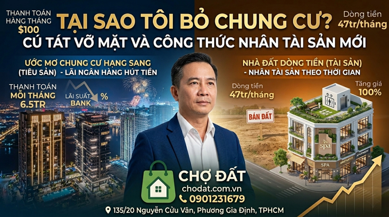 Chiến lược tái cấu trúc danh mục bất động sản TPHCM: So sánh giữa căn hộ cao cấp và tài sản dòng tiền