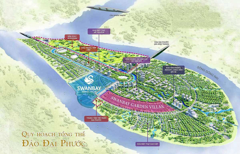 Quy mô Biệt thự đảo Elyse Island Nam Long - Đại Phước - Nhơn Trạch - Đồng Nai