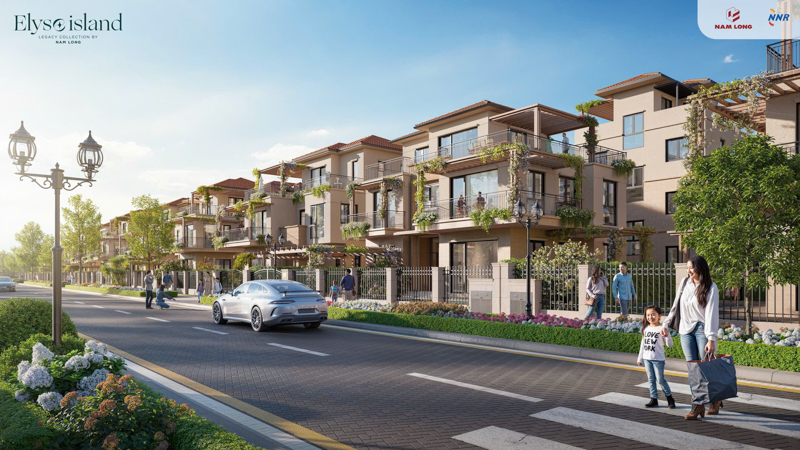 Dãy Biệt thự đảo Elyse Island Nam Long - Grand Villas Đại Phước - Nhơn Trạch - Đồng Nai