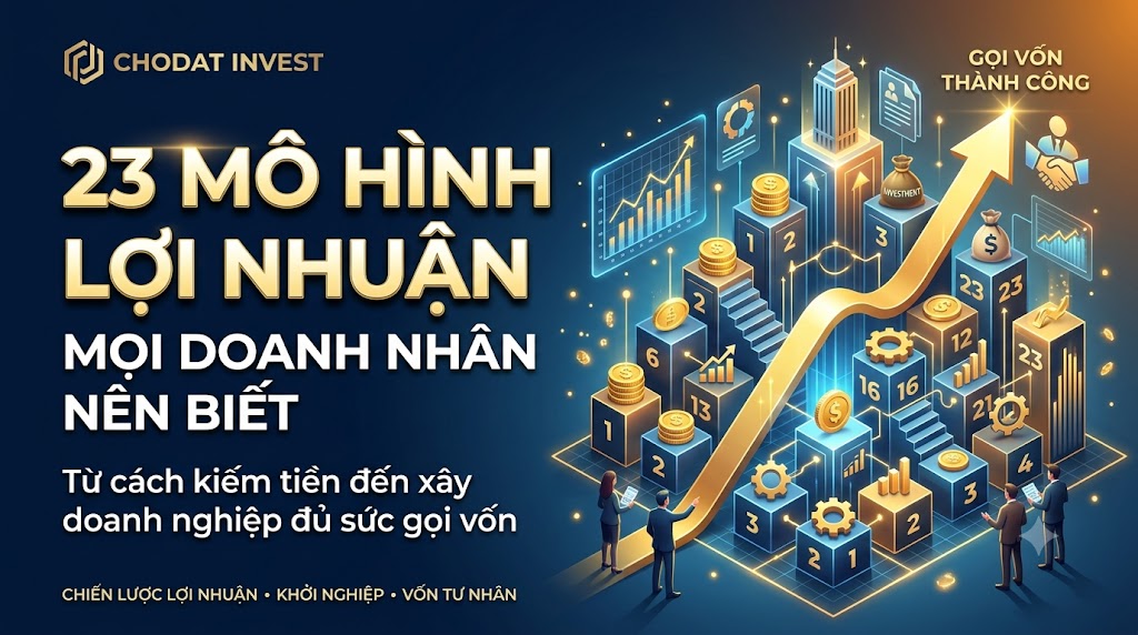 Bật mí 23 mô hình lợi nhuận doanh nghiệp: Cách startup tạo dòng tiền, tăng biên lợi nhuận - gọi vốn