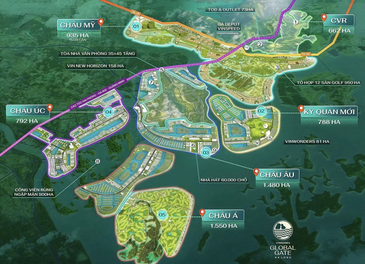 Có Nên Đầu Tư Vinhomes Global Gate Hạ Long? Phân Tích Tiềm Năng Sinh Lời Từ Casino Và VinWonders cùng TOD