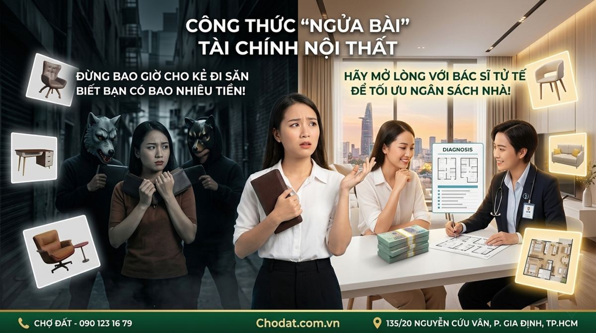 Tại Sao Tiết Lộ Ngân Sách Nội Thất Lại Là Cách Tiết Kiệm Tiền Khôn Ngoan Nhất ?