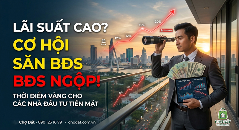 Lãi Suất Cao: Cơ Hội Săn BĐS Ngộp 2026 – Bí Quyết Từ Chợ Đất