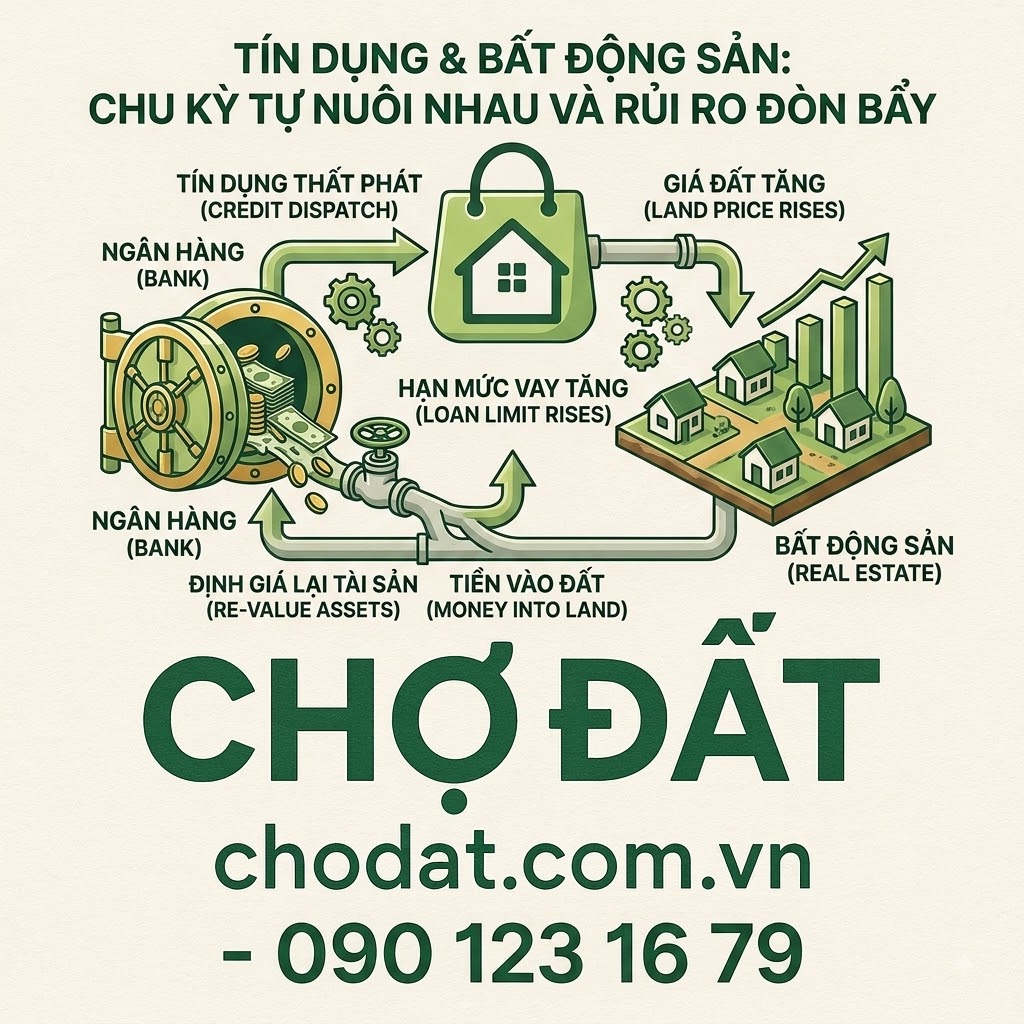 Ma Trận Tín Dụng Bất Động Sản: Vì Sao Thời Gian Mới Là Thứ Kết Liễu Nhà Đầu Tư Đòn Bẩy?