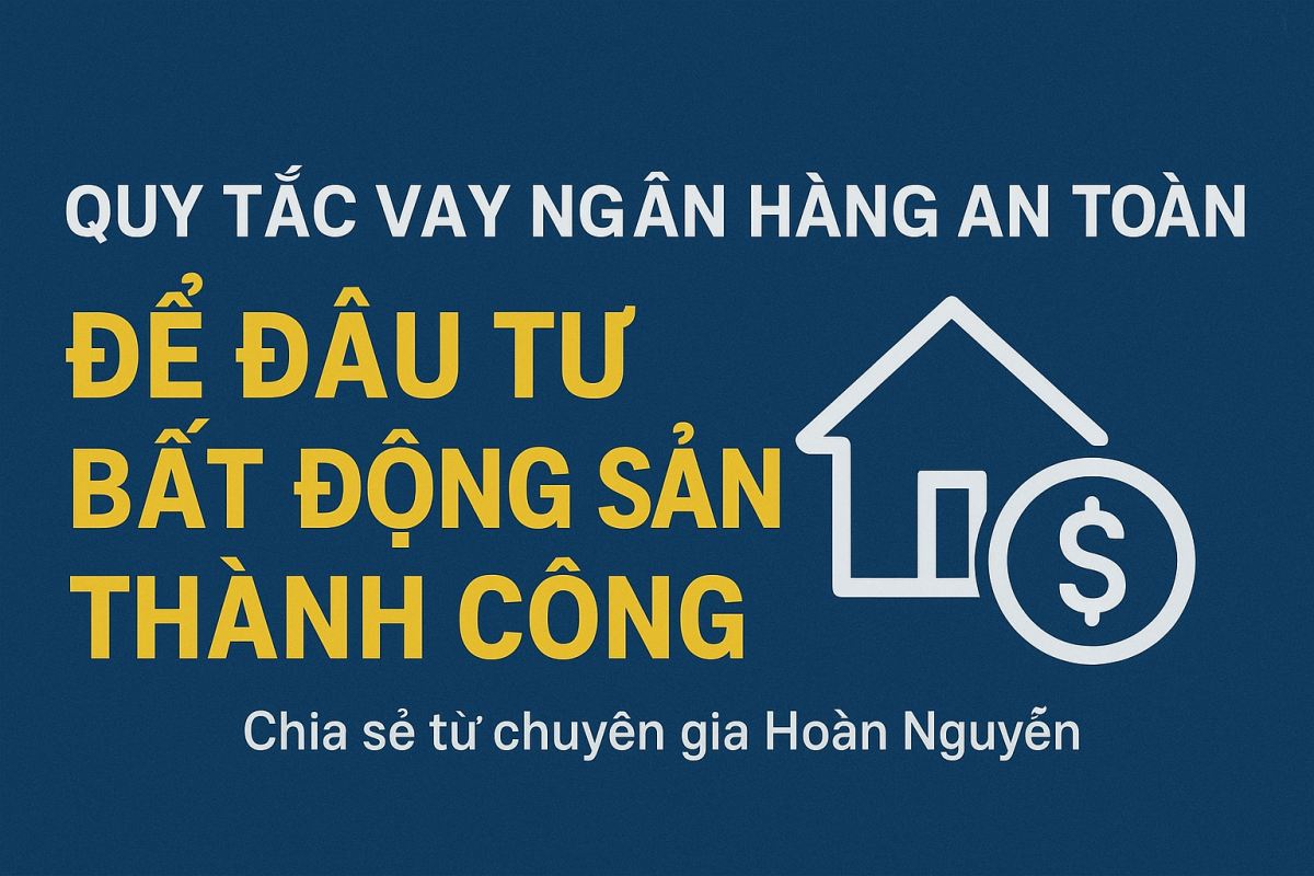 QUY TẮC VAY NGÂN HÀNG AN TOÀN ĐỂ ĐẦU TƯ BẤT ĐỘNG SẢN THÀNH CÔNG