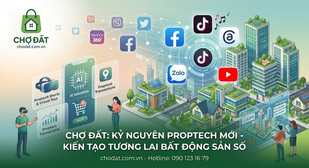 Kỷ Nguyên Proptech: Kiến tạo tương lai Bất Động Sản Công Nghệ Số Với AI