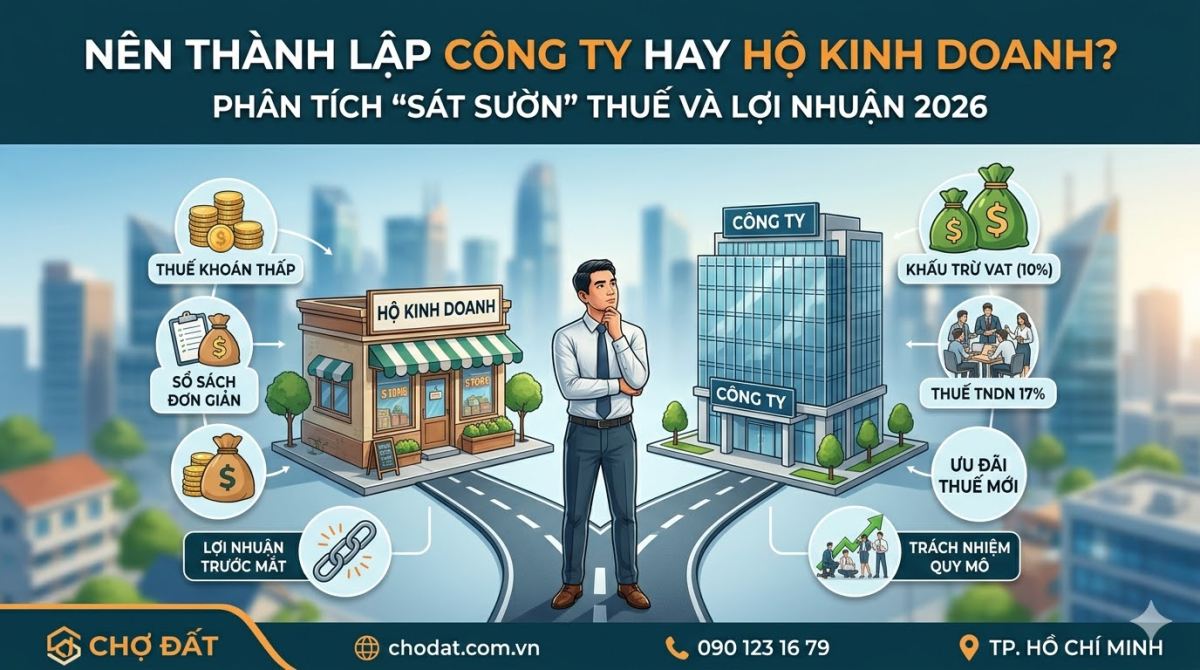 Nên thành lập Công ty hay Hộ Kinh doanh: Phân tích Thuế và Lợi nhuận chi tiết nhất