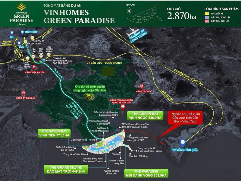 Hạ tầng tỷ đô thi công hàng loạt thúc đẩy tiềm năng Vinhomes Green Paradise Cần Giờ