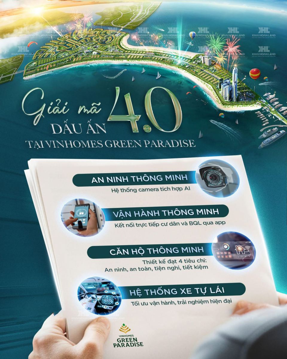 MỞ KHÓA TƯƠNG LAI: KHÁM PHÁ VƯƠNG QUỐC CÔNG NGHỆ 4.0 TẠI VINHOMES GREEN PARADISE CẦN GIỜ