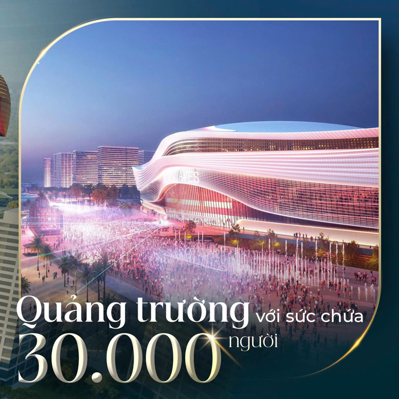 Phố đi bộ, quảng trường lễ hội ven biển, trung tâm thương mại