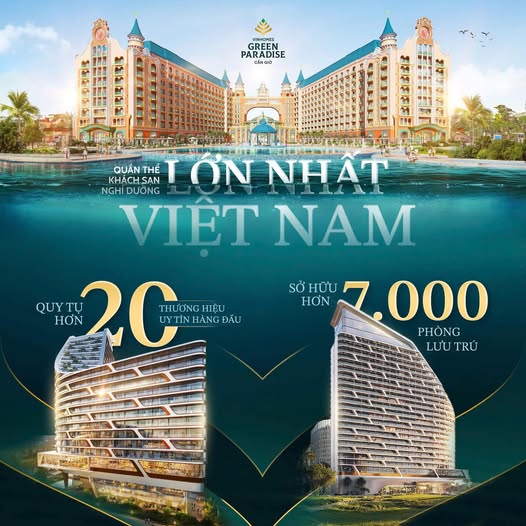 Vinhomes Green Paradise Cần Giờ – Siêu Tổ Hợp Khách Sạn Nghỉ Dưỡng Lớn Nhất Việt Nam