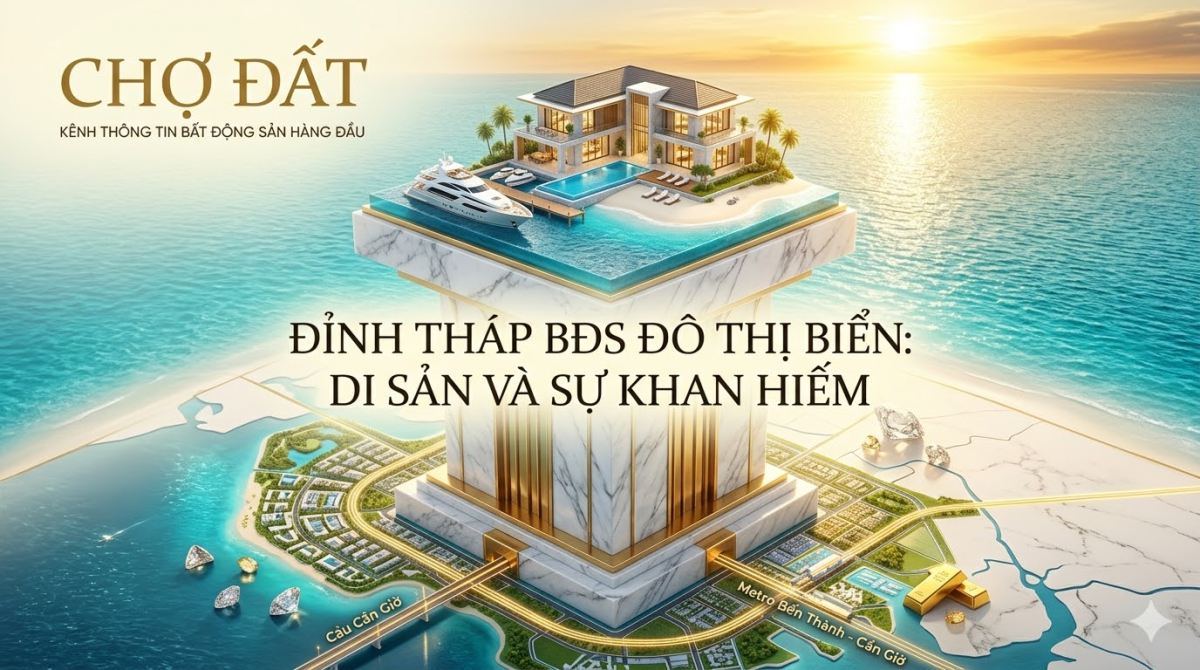 BẤT ĐỘNG SẢN ĐÔ THỊ BIỂN: ĐỈNH THÁP TÀI SẢN - HÀNH TRÌNH TÌM KIẾM DI SẢN CỦA GIỚI SIÊU GIÀU