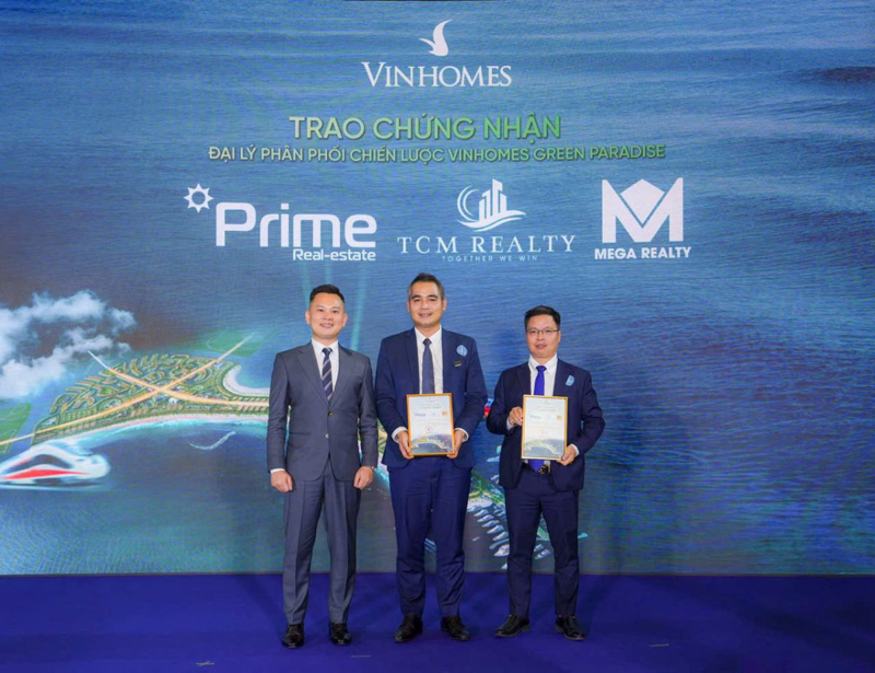 Prime Real-Estate là sàn phân phối F1 chính thức của Vinhomes Green Paradise