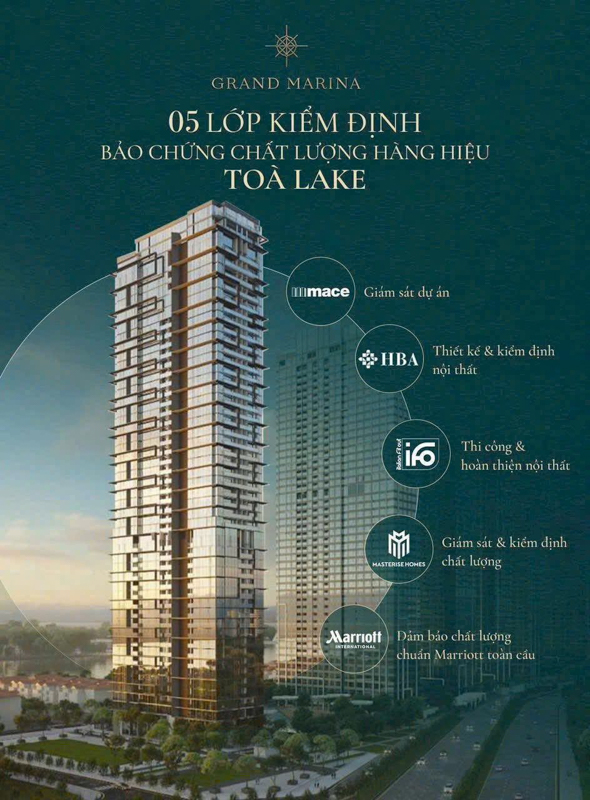 Toàn bộ khu căn hộ hàng hiệu này được vận hành bởi Marriott International – tập đoàn khách sạn hàng đầu toàn cầu với gần 100 năm kinh nghiệm