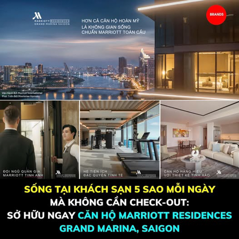 Các căn hộ ở đây được chăm chút như phòng khách sạn 5 sao, với dịch vụ quản gia (Butler) và concierge cá nhân hóa theo tiêu chuẩn JW Marriott
