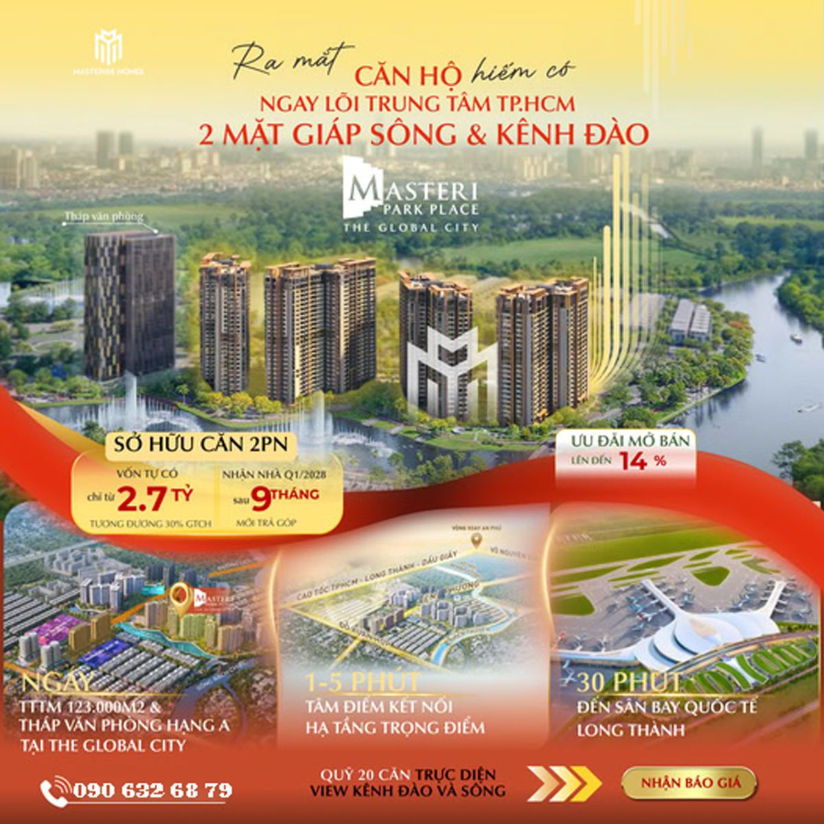 MASTERI PARK PLACE – BIỂU TƯỢNG MỚI CỦA CUỘC SỐNG THƯỢNG LƯU TẠI THE GLOBAL CITY, AN PHÚ QUẬN 2